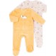 TEX BABY Pyjama Jaune lot de 2