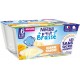 NESTLE Dessert bébé dès 6 mois p'tit brassé banane mangue sans sucres ajoutés les 4 pots de 90g