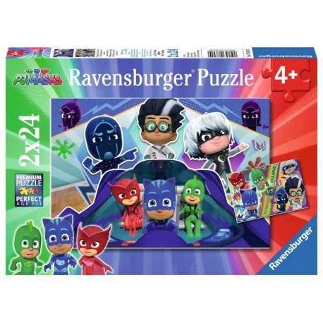 Ravensburger Puzzles 2x24 pièces - Les Pyjamasques à la rescousse