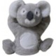 TEX BABY Peluche Gris la grande et la petite peluche