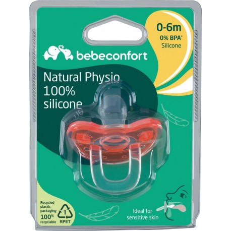 BEBE CONFORT Sucettes physiologique silicone 0 à 6 mois la sucette