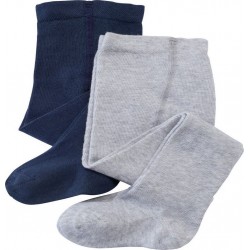 TEX BABY Collant bébé bleu marine 12/18 mois lot de 2 paires de collants