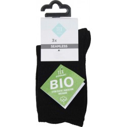 TEX BABY Mi-chaussettes bébé noir T21/23 lot de 3 paires de mi-chaussettes