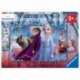 Ravensburger Puzzles 2x12 pièces - Voyage vers l'inconnu / Disney La Reine des Neiges 2