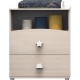 TEX BABY Commode blanc bois 76x97x66cm la commode