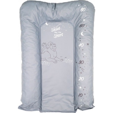 DISNEY Matelas à langer flocons bleu 50x70cm Le Roi Lion