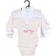 TEX BABY Body bébé rose clair dès la naissance lot de 3