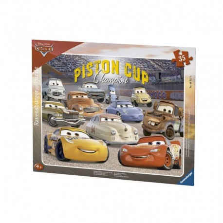 Ravensburger Puzzle cadre 30-48 pièces - Les amis de Flash / Disney Cars 3