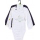 TEX BABY Body bébé marine-blanc 1 coton la naissance lot de 3 bodies