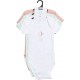 TEX BABY Body bébé blanc manches courtes 18 mois lot de 3 bodies