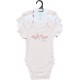 TEX BABY Body bébé rose clair manches courtes 23 mois lot de 3 bodies