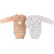 DISNEY Body Marron 100% Coton lot de 2