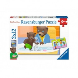 Ravensburger Puzzles 2x12 pièces - La famille de Petit Ours Brun