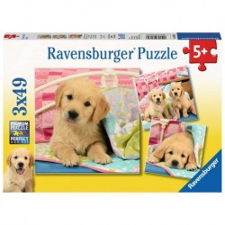 Ravensburger Puzzles 3x49 pièces - Mignons petits chiots