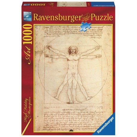 Ravensburger Puzzle 1000 p Art collection - L'homme de Vitruve / Léonard de Vinci