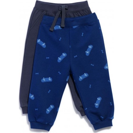 TEX BABY Jogging bébé bleu 9 mois lot de 2