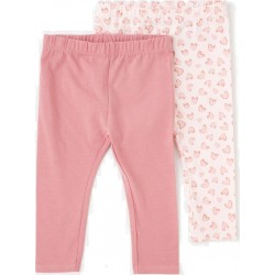 TEX Legging bébé rose 36 mois lot de 2