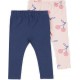 TEX Legging bébé bleu 23 mois lot de 2