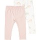 TEX Legging bébé rose 36 mois lot de 2