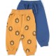 TEX BABY Pantalon Jaune et Bleu lot de 2