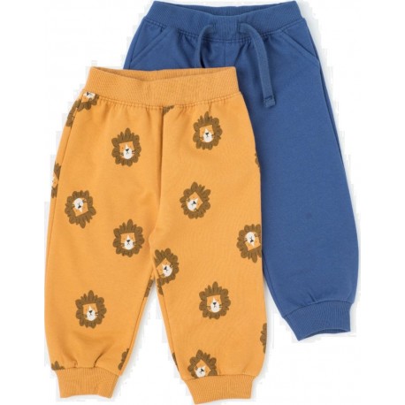 TEX BABY Pantalon Jaune et Bleu lot de 2