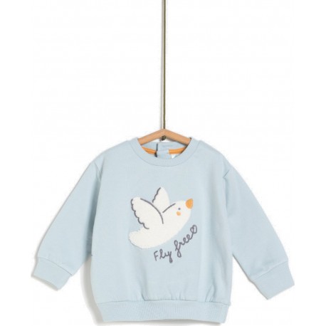 TEX BABY Sweatshirt Beige 100% Coton le sweat