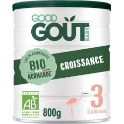 GOOD GOUT Lait 3ème âge bio 800g