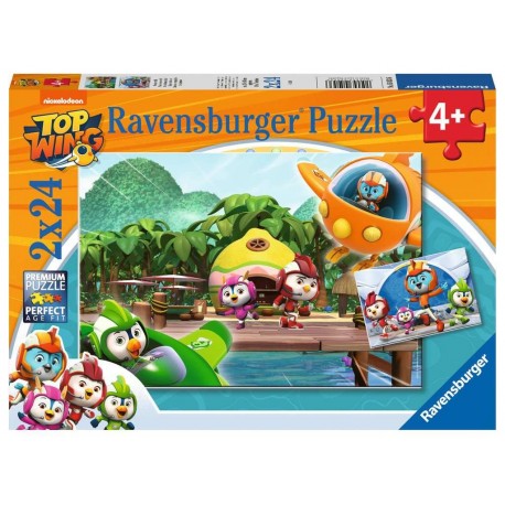 Ravensburger Puzzles 2x24 pièces - Mission accomplie / Top Wing