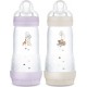 MAM Biberons Anti-Colique Lilas et Sable lot de 2 biberons