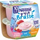 NESTLE Dessert bébé dès 10 mois p'tit brassé pomme framboise lait et céréales 2 pots de 115g