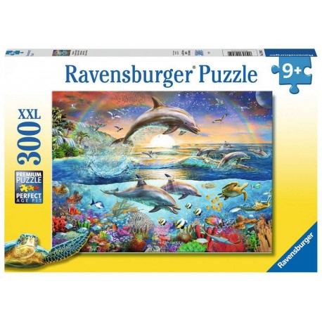 Ravensburger Puzzle 300 p XXL - Le paradis des dauphins