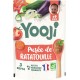 YOOJI Repas bébé dès 9 mois purée ratatouille avec morceaux en portions Bio les 24 galets de 20g