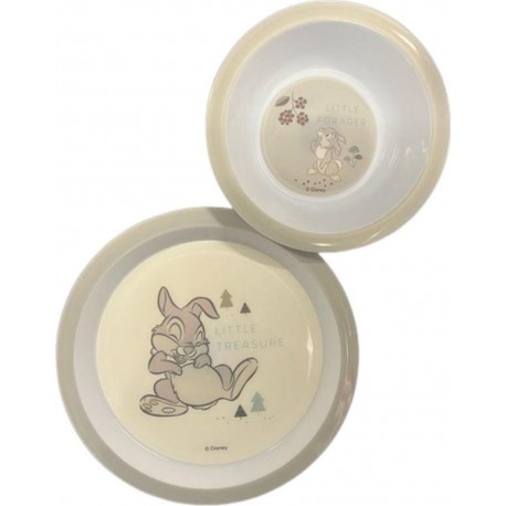 DISNEY Assiette et bol Panpan BABY l'assiette et le bol