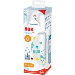 NUK Biberon verre col large 240mL 0-6 mois le biberon