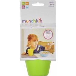 MUNCHKIN Gobelet multicolore le lot 4 de gobelets