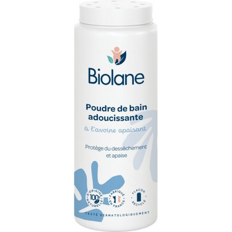 BIOLANE Poudre de Bain Adoucissante à l'Avoine 75g