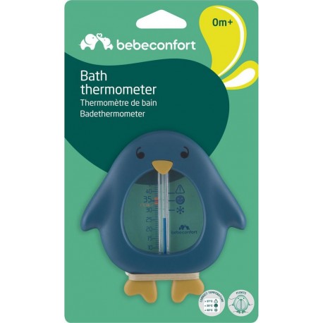 BEBE CONFORT Thermomètre de bain pingouin bleu