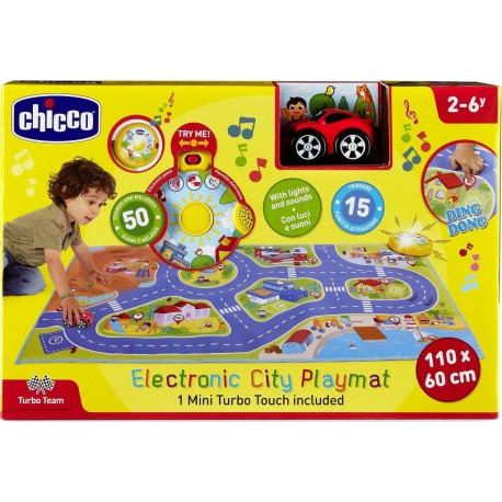 CHICCO Tapis électronique de la ville à partir de 2 ans le tapis + 1 véhicule