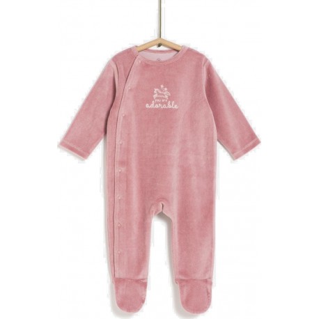 TEX BASIC Pyjama bébé rose 9 mois