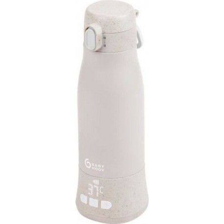 Feed Chauffe-biberon Nomade Moov & - 340ml Minéral Beige Réglage Température Maintien Chaud