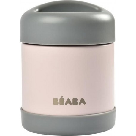 NC Beaba Portion De Conservation Inox Isotherme 300ml (dark Mist/light Pink)