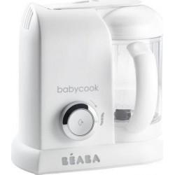 Beaba, Babycook Solo, Robot Bébé 4 En 1, Cuiseur, Mixeur Blanc