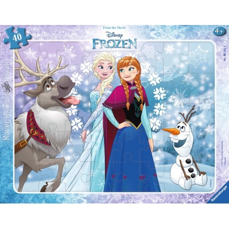 Ravensburger Puzzle cadre 30-48 pièces - Anna et Elsa / Disney La Reine des Neiges