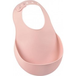 Silicone Beaba, Bavoir Old Pink