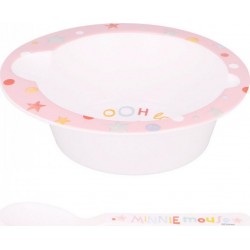 Disney Baby Bol Oval + Cuillère Déco Minnie + 10 Mois