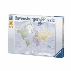 Ravensburger Puzzle 500 pièces - Carte du monde