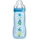 NC Mam Biberon Easy Active 2eme Âge Décoré 330ml A Partir De 6 Mois Tétine Débit X