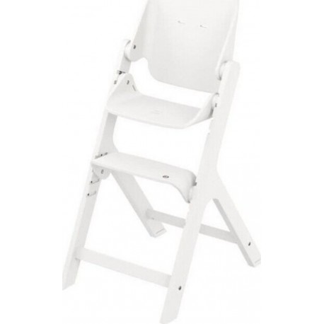 Maxi Cosi Nesta Chaise Haute Bois Évolutive, De La Naissance A 99 Ans, White