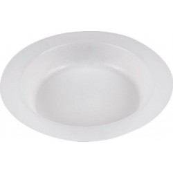 Assiette En Plastique bébé 19cm Blanc