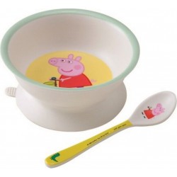 Peppa Pig Bol Ventouse Et Cuillere Peppa Pig